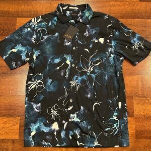 NWT Good Man Brand Flex Pro Lite Jersey Printed Moonlit Watercolor Floral Medium